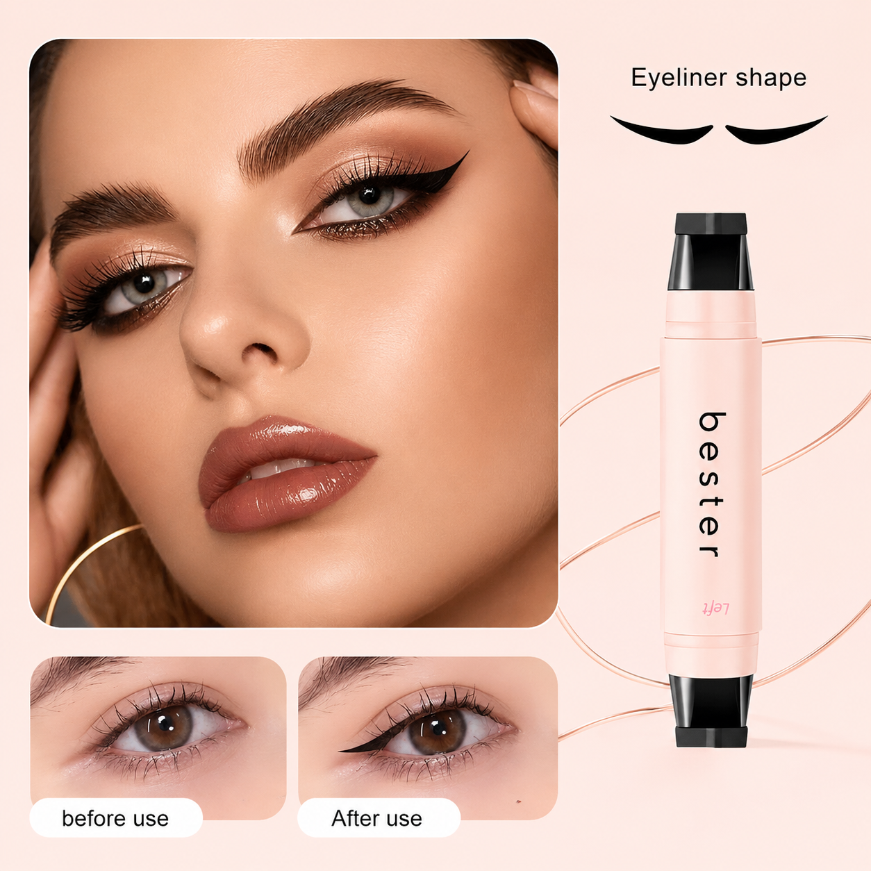 Dual Wing Eyeliner Stamp