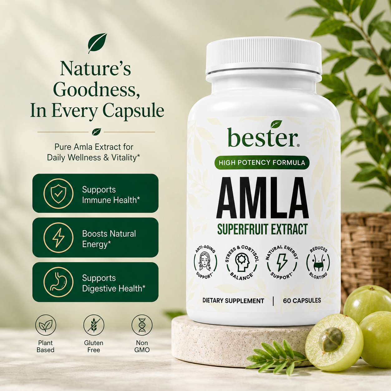 Bester™ Amla Superfruit Capsules