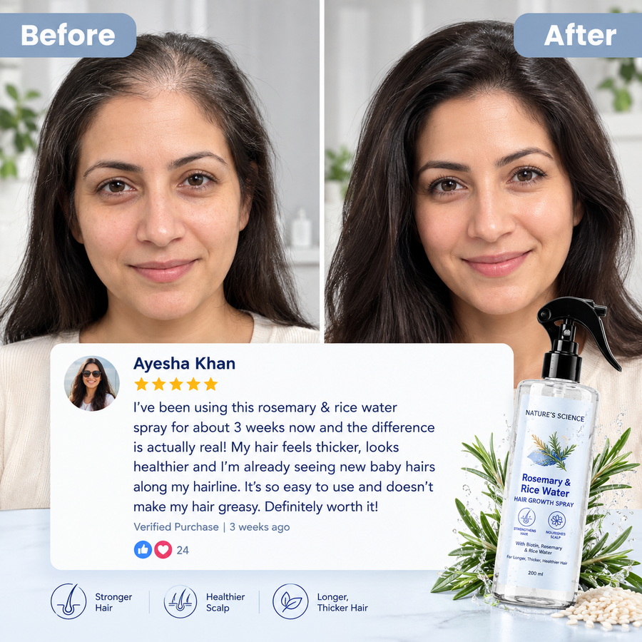 Rosemary Rice Water Hair Spray